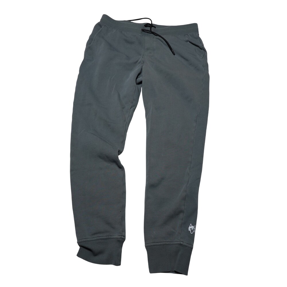 Greyson Jogger Pants Mens Medium Gray Fleece Elastic Waist Pockets Athletic